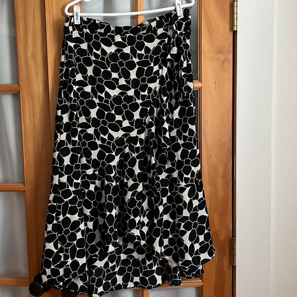 Max Studio faux wrap skirt